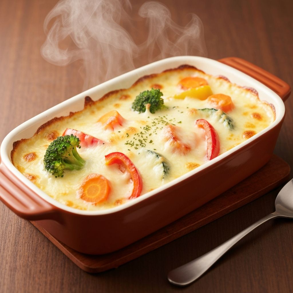 温野菜のグラタン